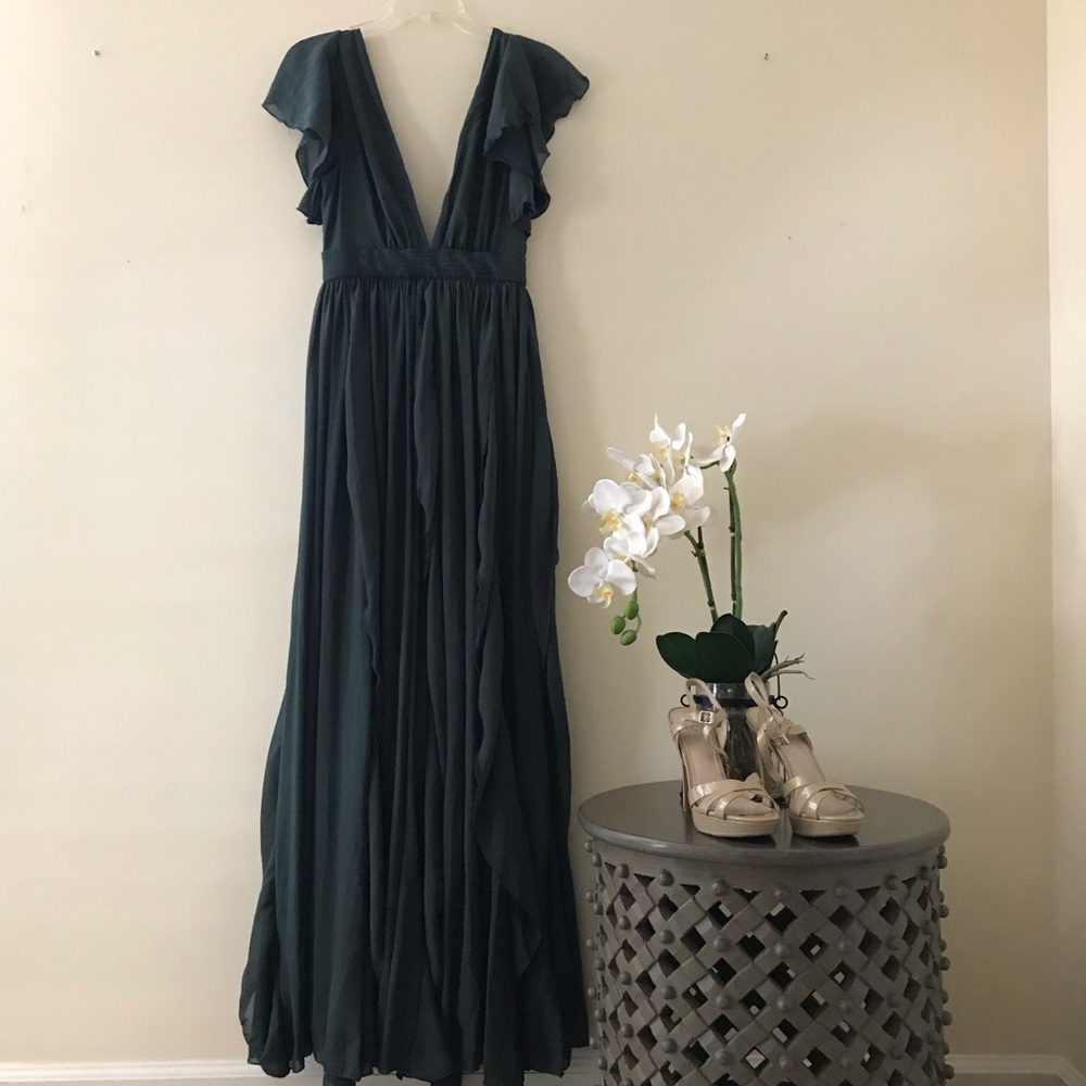 Open Back Grecian Style Dress